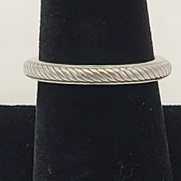 Exquisite JUDITH RIPKA Textured Braided Band Ring - Picture 6 of 10